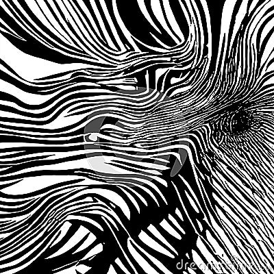 abstract BACKGROUND, Bold rough brushstrokes, wavy lines, dashes. Hand drawn black ink illustration, abstract background. Cartoon Illustration