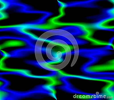 Abstract background in bright blue and green spots, lines and holes Stock Photo