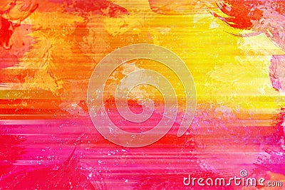 Abstract background in bright summer colors with horizontal lines Stock Photo