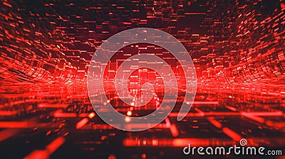 Abstract background from a brilliant mosaic pattern, generative AI. Stock Photo