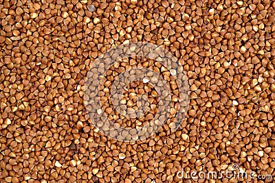 Abstract background, buckwheat buckwheat closeup. Stock Photo