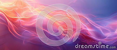 Abstract background, A captivating translucent shape, swirling with iridescent colors, fills the center area, creating an Stock Photo