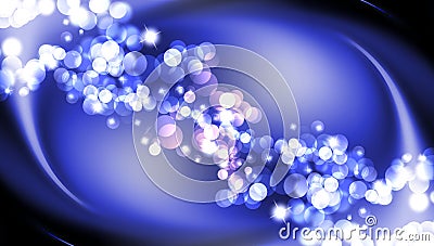 Bokeh background. Vector Illustration