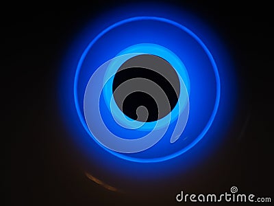 Abstract background with circles, abyss Stock Photo