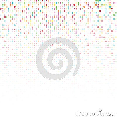 Abstract background with color circles Stock Photo