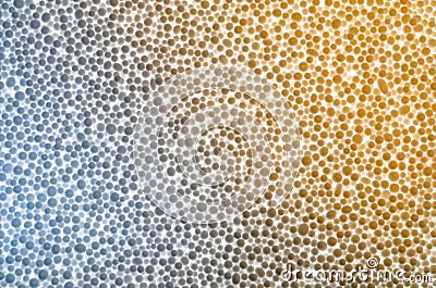 Abstract background from color styrofoam ball texture Stock Photo