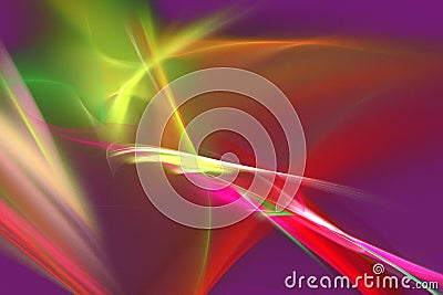 abstract background color trends 2022 , art unique 3D illustration,violet multicolored fractal design composition banner Cartoon Illustration