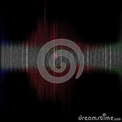 Abstract background of colorful equalizer Vector Illustration