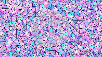 Holographic gradient iridescent triangular seamless pattern Vector Illustration