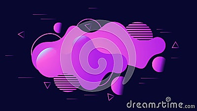 Modern abstract background.fluid shapes Vector Illustration