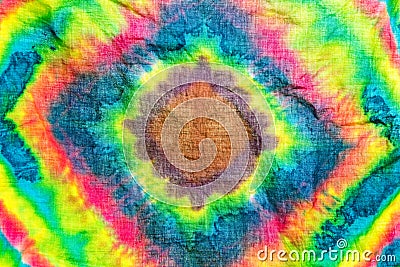 Abstract background colorful tie die pattern Stock Photo