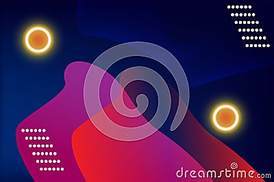 Abstract background concept, Modern abstract fluid background color gradient background design cool background design posters Vector Illustration