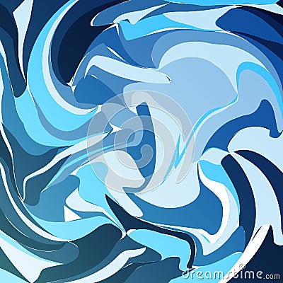 Abstract background cool color twirl liquid concept Vector Illustration