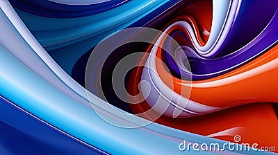 Abstract background with creative forms and contrasting gamut Stock Photo