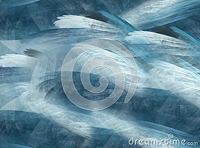 Abstract background crystal, fractal Stock Photo