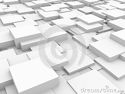 Abstract background - cubes Stock Photo