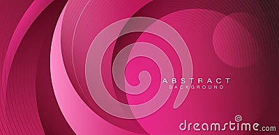 Abstract background with curve element. Modern circles design. Vibrant geometric shapes. Dynamic shapes. Suit for brochure, banner Vector Illustration