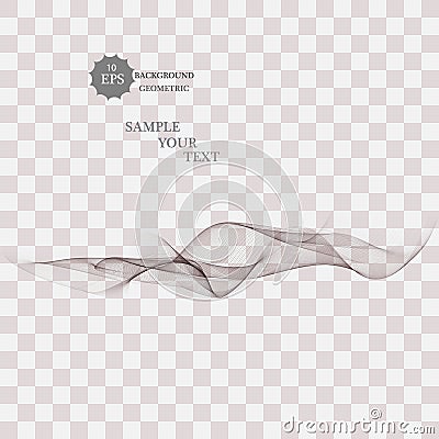 Abstract background curve line gray and white light and blend element with copy space vector illustration eps10 Vector Illustration