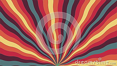 Abstract background from curved color lines Vector Illustration