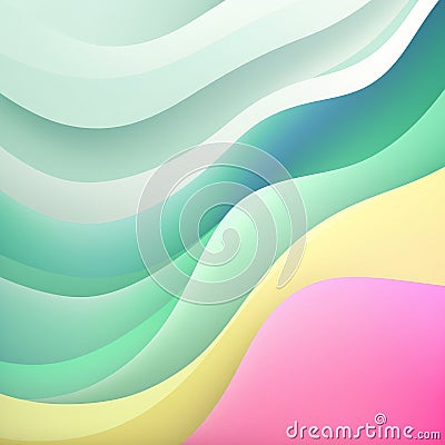 Abstract background with curved lines. Vector illustration. Dynamic Effect Abstract Background Stock Photo