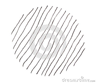 Abstract background with curved, wavy, and twisted lines pattern design Stock Photo