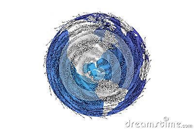 Abstract background 3D rendering - multi etnic concept Stock Photo