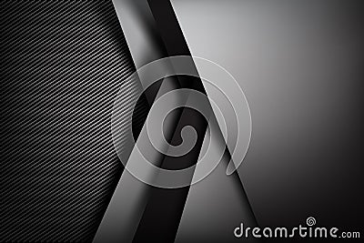 Abstract background dark with carbon fiber texture vector illustration eps10 037 Vector Illustration