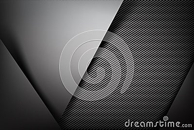 Abstract background dark with carbon fiber texture vector illustration eps10 007 Vector Illustration