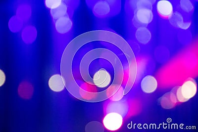 Abstract background with defocused bokeh colorful lights Stock Photo