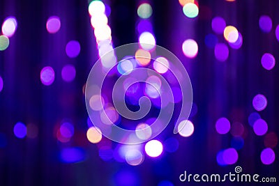 Abstract background with defocused bokeh colorful lights Stock Photo