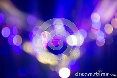 Abstract background with defocused bokeh colorful lights Stock Photo