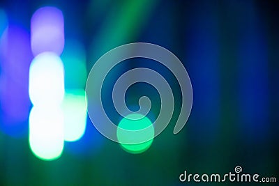 Abstract background with defocused bokeh colorful lights Stock Photo