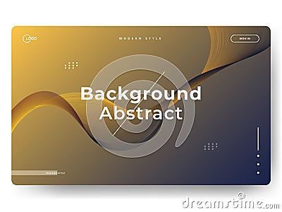 Abstract background design. Landing page template. web page design for website and mobile development. minimalist style. Eps10 Vector Illustration