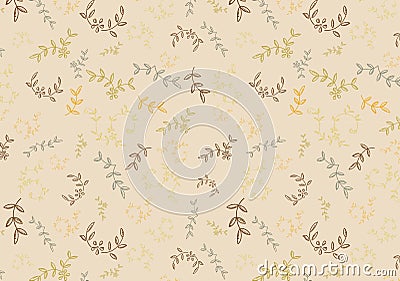 Abstract background design wallpaper of leaves pattern of autumn colors Stock Photo