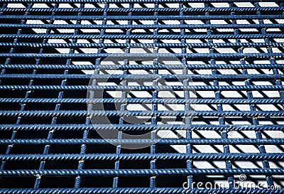 Detail of gray wire mesh Stock Photo