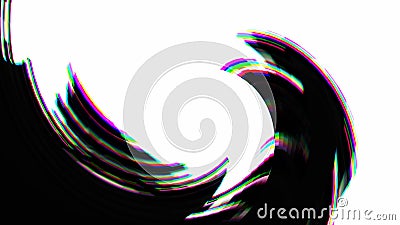 Abstract background error glitched pixelized swirl Stock Photo