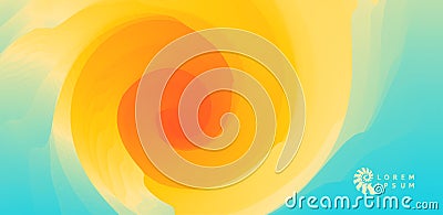 Abstract background with dynamic effect. Motion vector Illustration. Trendy gradients. Rotation and swirling movement. Can be used Vector Illustration