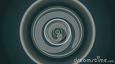 Abstract background with expanding hypnotic circles. Animation. Concept of hypnosis and mind control, endlessly flowing Stock Photo