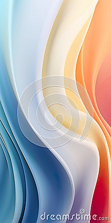 abstract background features a vibrant and colorful wavy design, for phones and other digital backgrounds. Colorful gradient Stock Photo