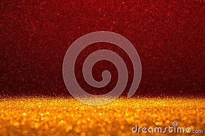 Abstract background filled with shiny red glitter Stock Photo