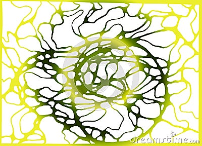 Abstract background in the form of plexuses, neural connections and electrical network. Diagram of neural connections in Vector Illustration