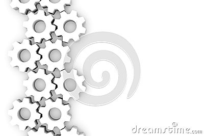 Abstract background with gear Cartoon Illustration