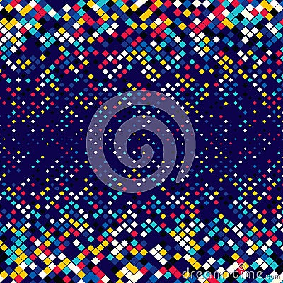 Abstract background with geometric semitones. The texture of the shapes of various sizes. Vector Illustration