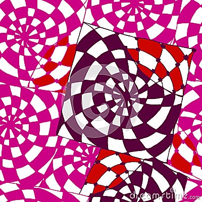 Abstract background of geometrical patterns drawing Stock Photo