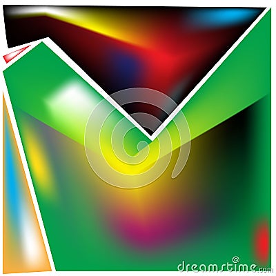 Abstract background with gradient colorful seamless squares. Stock Photo