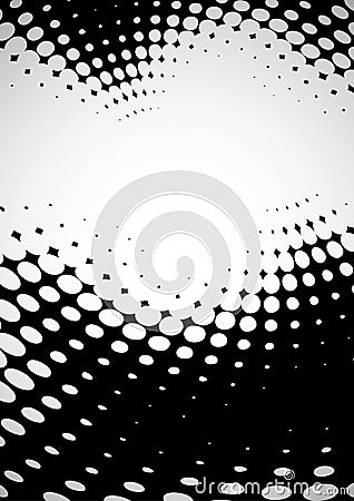 Abstract background, halftone effect Vector Illustration