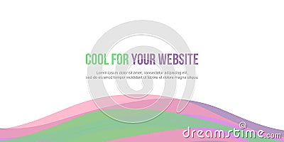 Abstract background header website design Vector Illustration