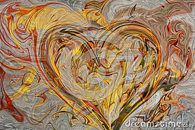 Abstract background, heart in love. Design element for brochure, advertisements, flyer, web and other graphic designer works. Digi Stock Photo