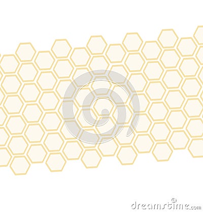 abstract background with hexagons grid honeycomb bees textured gold yellow color Stock Photo