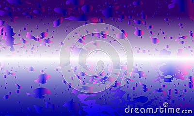 Abstract background. horizontal beam of light Cosmos abstraction composed of color gradient and stones and elements on Stock Photo